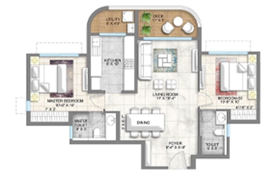 Godrej Arden Sigma 3 ground floor plan