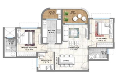 Godrej Arden Sigma 3 ground floor plan